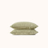 Pillowcase Set - Laurel Green Stripe, King