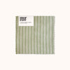 Swatch--Cotton Hemp Laurel Green Stripe