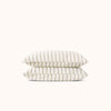 Pillowcase Set - Oat / Lotus Stripe, Standard