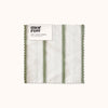 Swatch--Cotton Blend Oat / Lotus Stripe